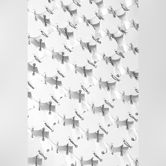 FANNIE SCHIAVONI Metal Mesh Dress. Size S - Picture 5 of 7